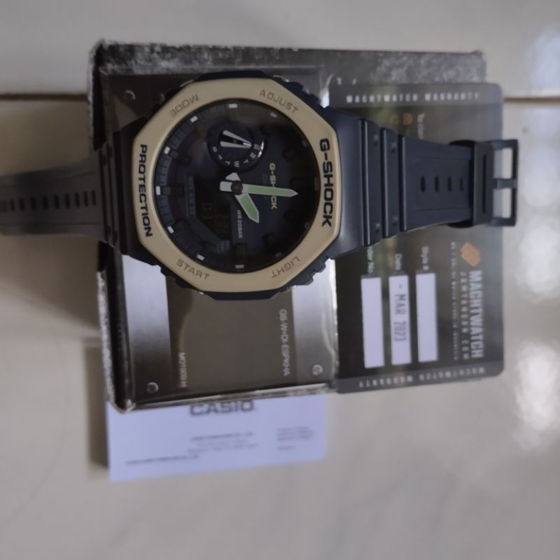 g shock ga 2100et 2adr fullset original second