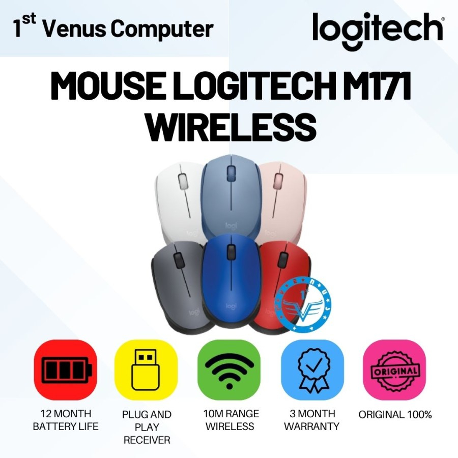 MOUSE LOGITECH M171 WIRELESS / LOGITECH M171 WIRELESS MOUSE / MOU24-LOG