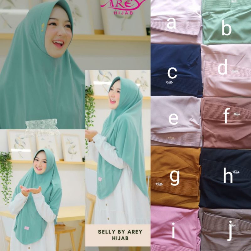 PROMO // JILBAB INSTAN SELLY // ORIGINAL AREY HIJAB // HIJAB SELLY SYARI // KERUDUNG POLOS