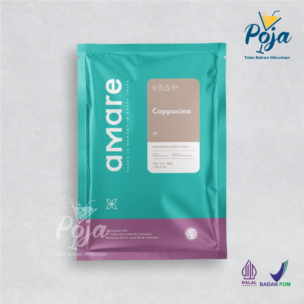 

Bubuk Minuman Premium Cappucino Amare Kemasan 1kg