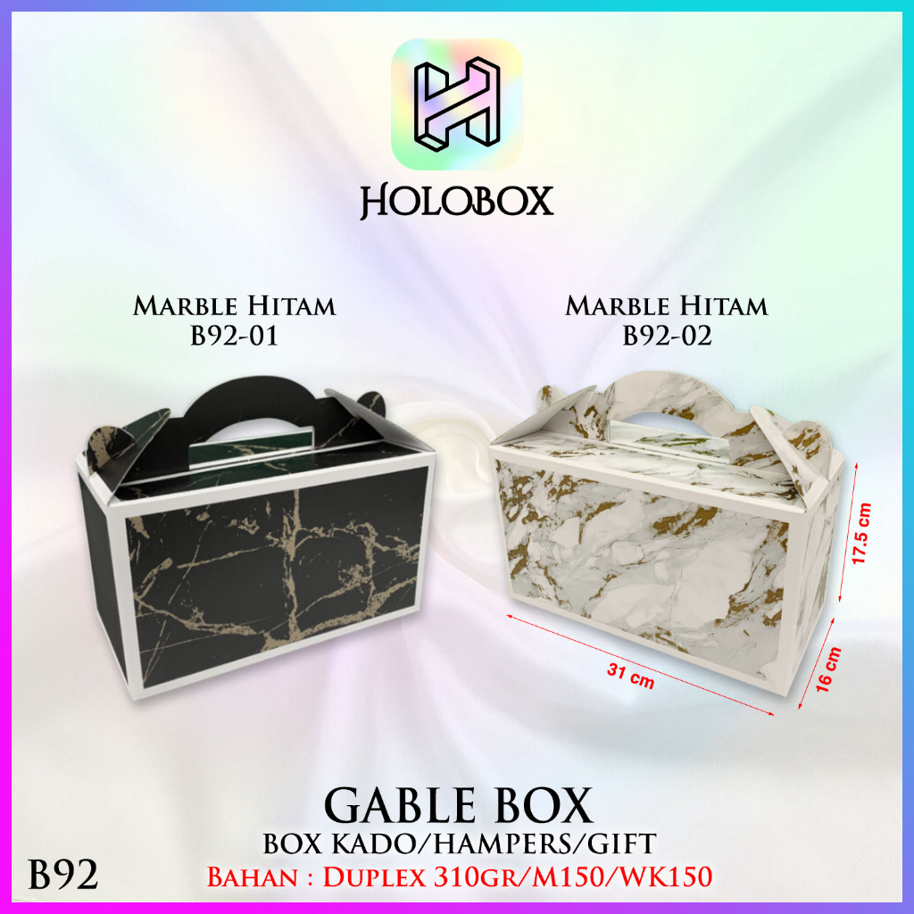 

Box Hampers Souvenir / Kotak Kado / Gift Box / Dus Packaging / B92