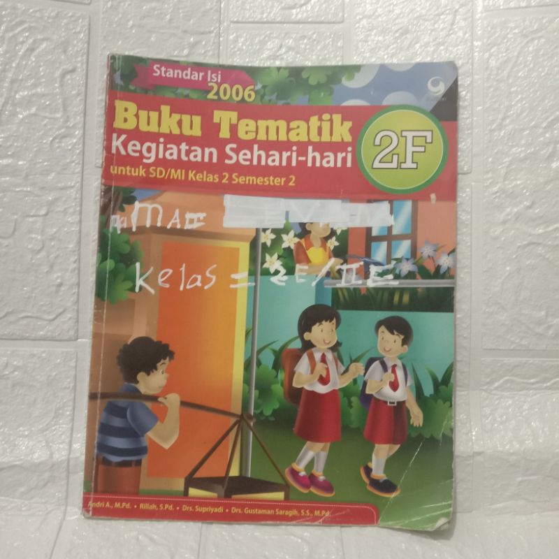 Buku tematik  utk SD / MI kelas 2 semester 2(2F)
