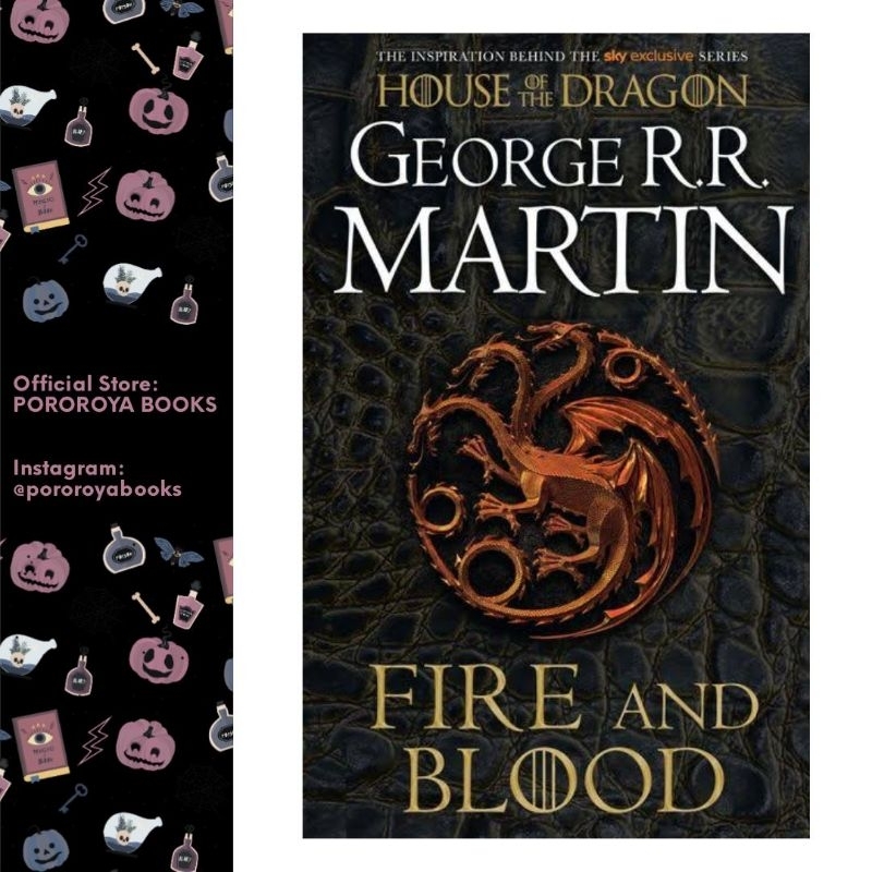 FIRE AND BLOOD [ORIGINAL] Serial HBO Novel George RR Martin English ORIGINAL (Game of Thrones SPIN O