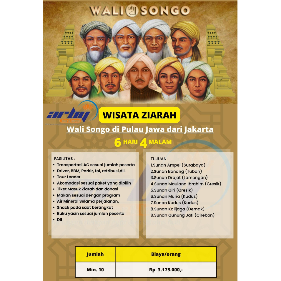 Tour Ziarah Walisongo 6 Hari 4 Malam