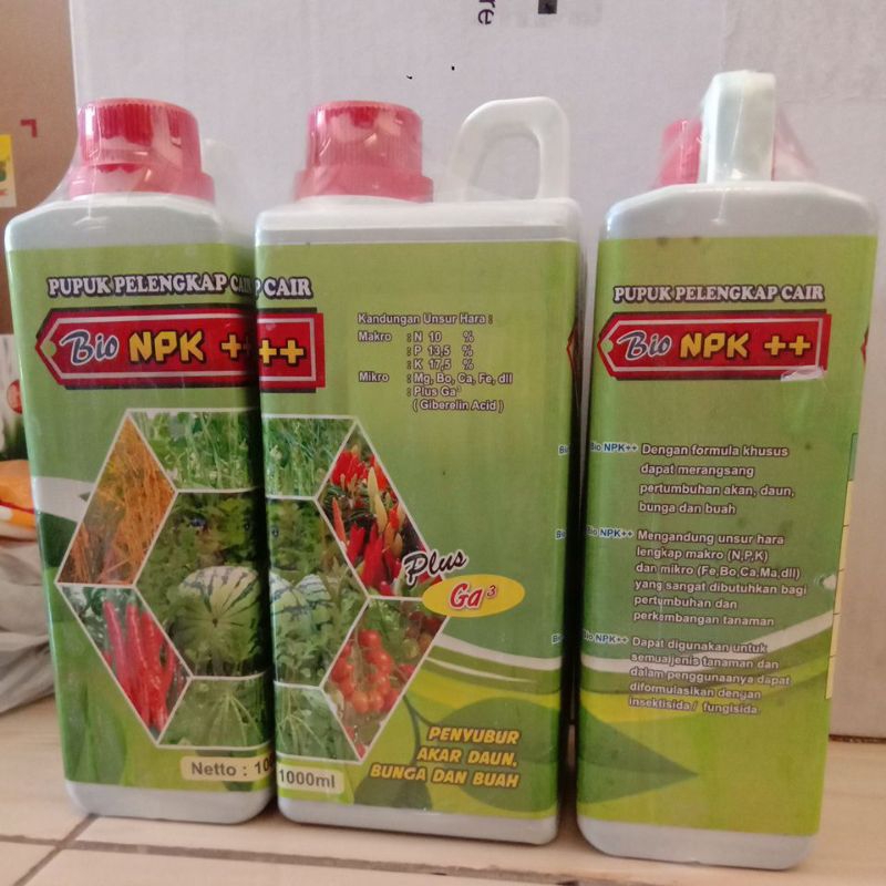 Pupuk Pelengkap Cair Bio NPK ++