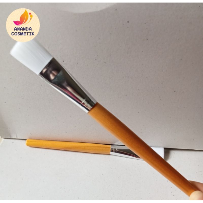 KUAS MASKER WAJAH GAGANG KAYU