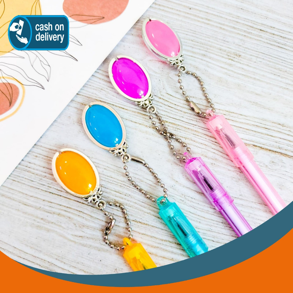 

PULPEN BATU WARNA WARNI BATU CINCIN LUCU PEN GANTUNGAN BOLPEN ALAT TULIS KANTOR COD TERMURAH