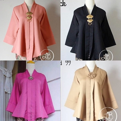 Atasan Kebaya Floy MERAH CABE