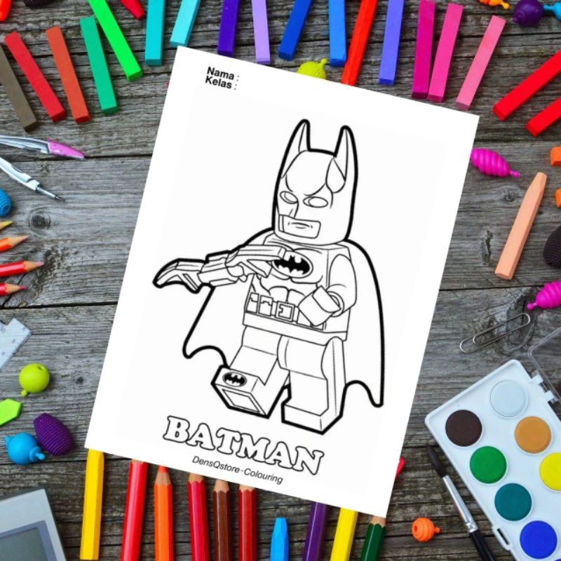 

Kertas Mewarnai Gambar Isi 10 Lembar Tema Lego