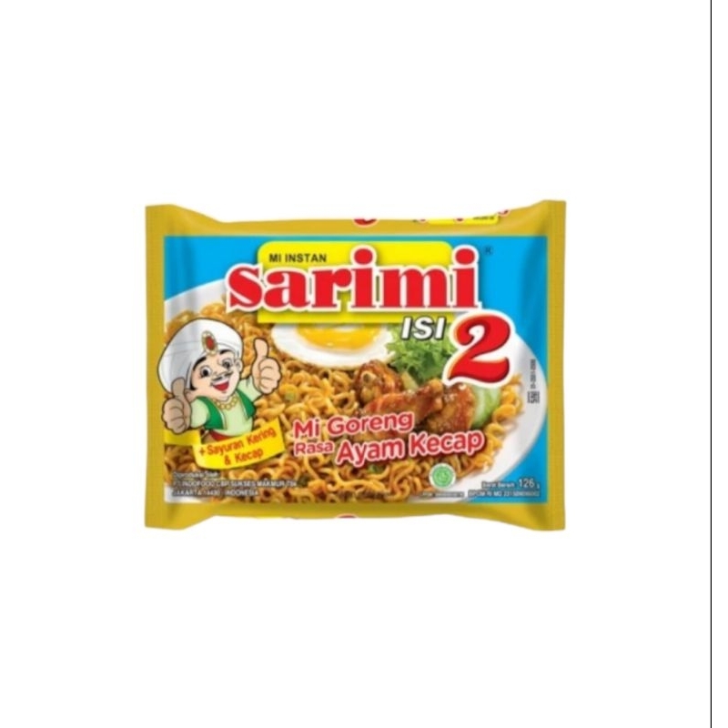 

Sarimi Isi 2 Mie Instan Goreng Ayam Kecap 126g