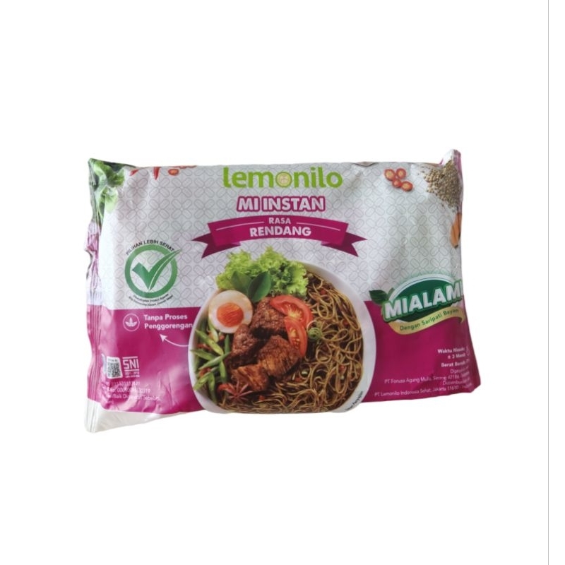 Lemonilo Mie instan Goreng rasa Rendang 77g