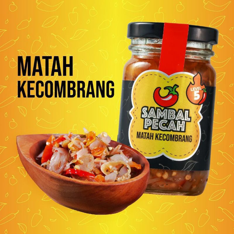 

Sambal Pecah - Matah kecombrang Khas Bali Pedas Best seller Sambal Pecah small Matah kecombrang