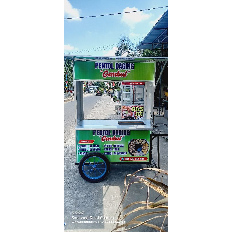 Rombong pentol geret motor gembul