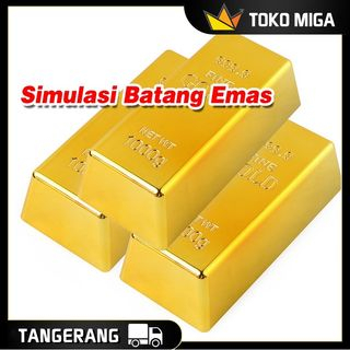1000g Pirate Gold Bar Treasure / Emas Simulasi / Mainan Batangan Emas