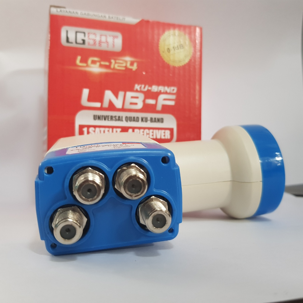 LNB Ku Band LG SAT Kwarto 4out Receiver LNB ku lg sat 4tv cocok semua tempat