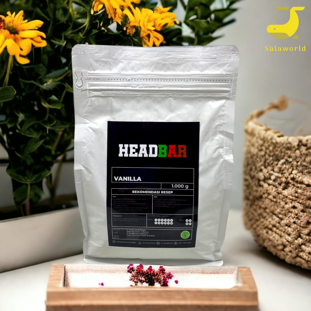 

HEADBAR Powder Vanilla 1000 g | Bubuk Minuman Rasa Vanilla 1000 g