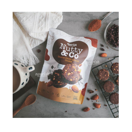 

Nutty & Co (Double Choco Almond Cookie) Vegan Gluten Free 150 gr