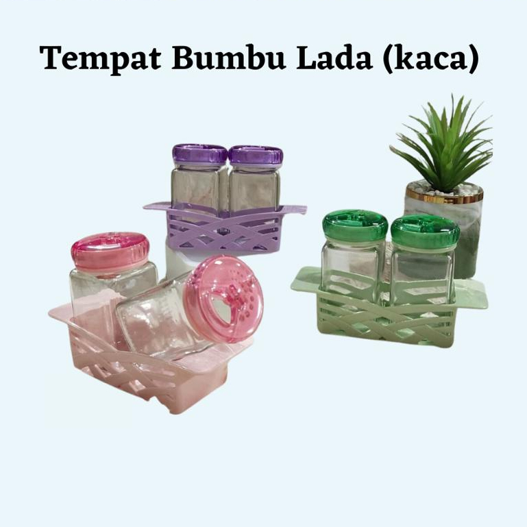 TEMPAT BUMBU DAPUR / TEMPAT BUMBU KACA / TEMPAT BUMBU LADA
