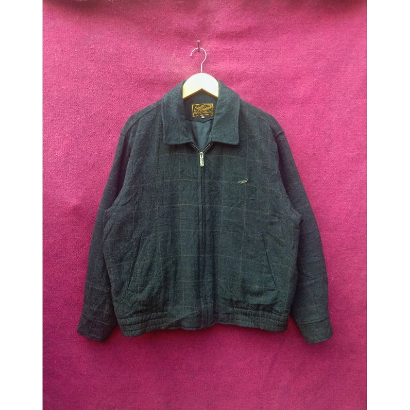 jaket casual Tartan crocodile wol
