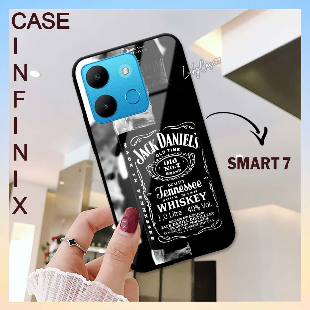LS782 Softcase Kilau Infinix Smart 7 Smart 6 Ram 2 Ram 3 Smart 5 Softcase Kaca Akrilik Infinix Smart