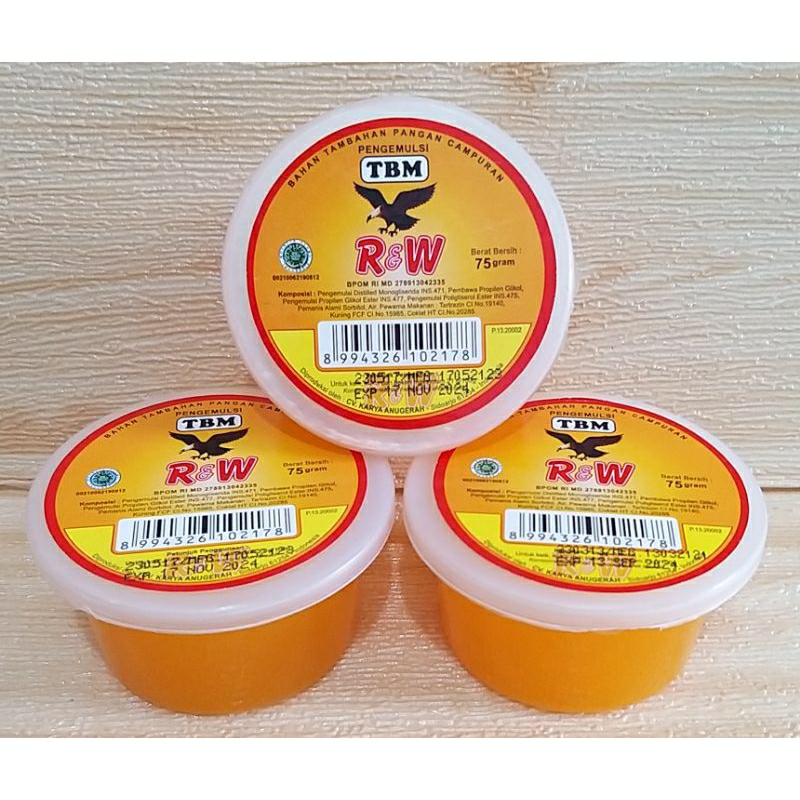 

✔MURAH Pengembang RW TBM Rajawali Cup 30gr & 75gr / R&W TBM / TBM RW