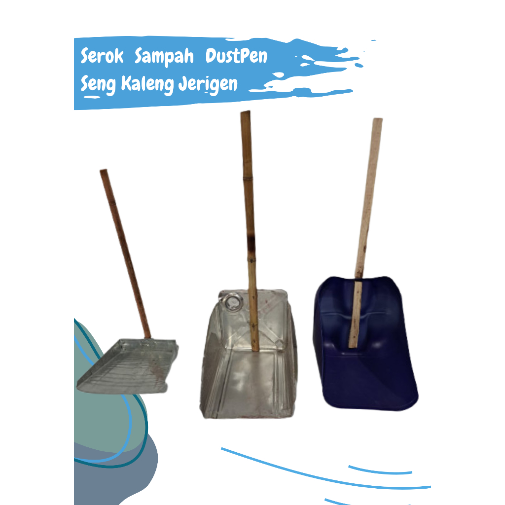 Jual Serok Sampah DustPen Seng Kaleng Jerigen | Pengki Taman DAUR ULANG Original Murah Terbaik