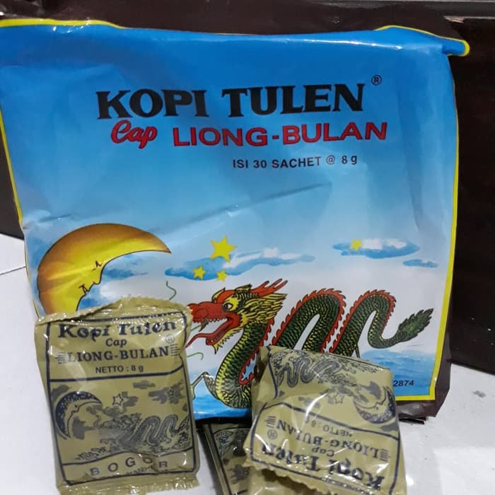 

Kopi Liong Bogor Tanpa Gula Cap Liong Bulan isi 30 sachet