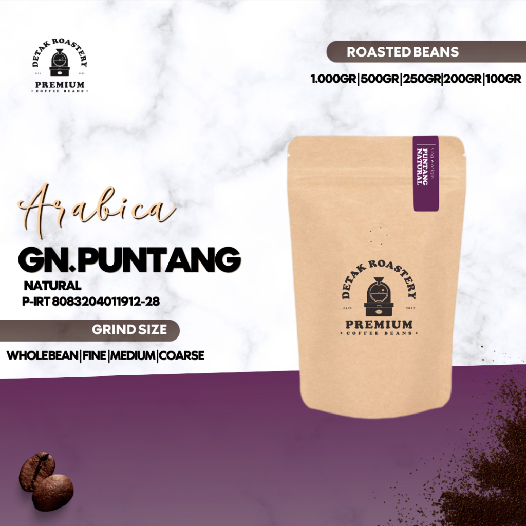 

Kopi Arabika Single Origin Puntang Natural