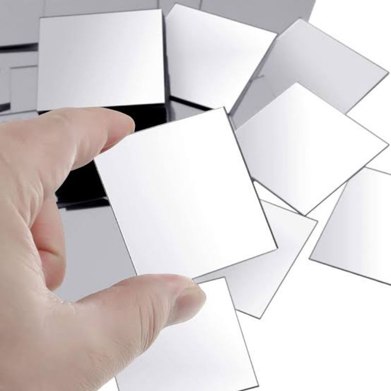 Cermin Kotak Kecil (ASLI CERMIN)