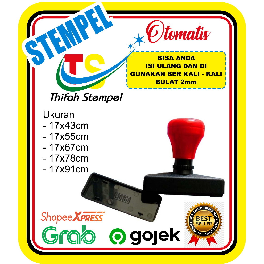 

Stempel (17) Otomati Nama & No Telp. Castem Suku-Suku