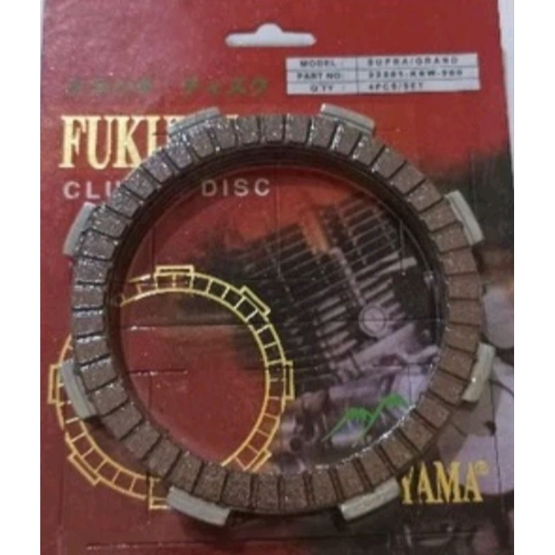 Kampas kopling supra / grand 4 pcs fukuyama 22201KBW900