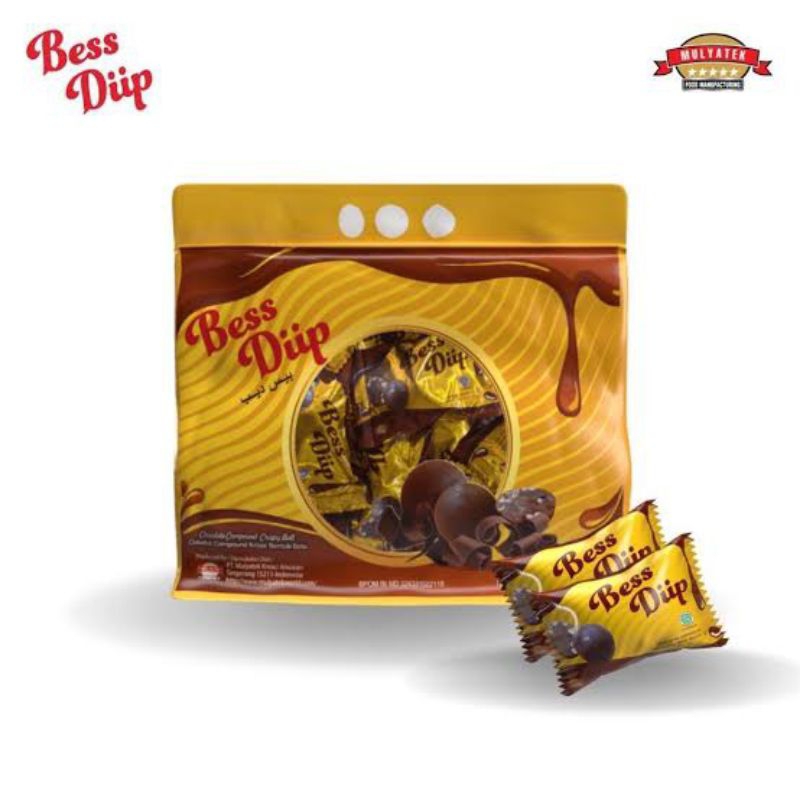 

COKLAT CRISPY BISSDIP 1 BUNGKUS ISI 40 PCS