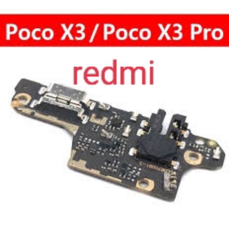 konektor cas hf mic redmi poco x3/x3 pro/x3 nfc