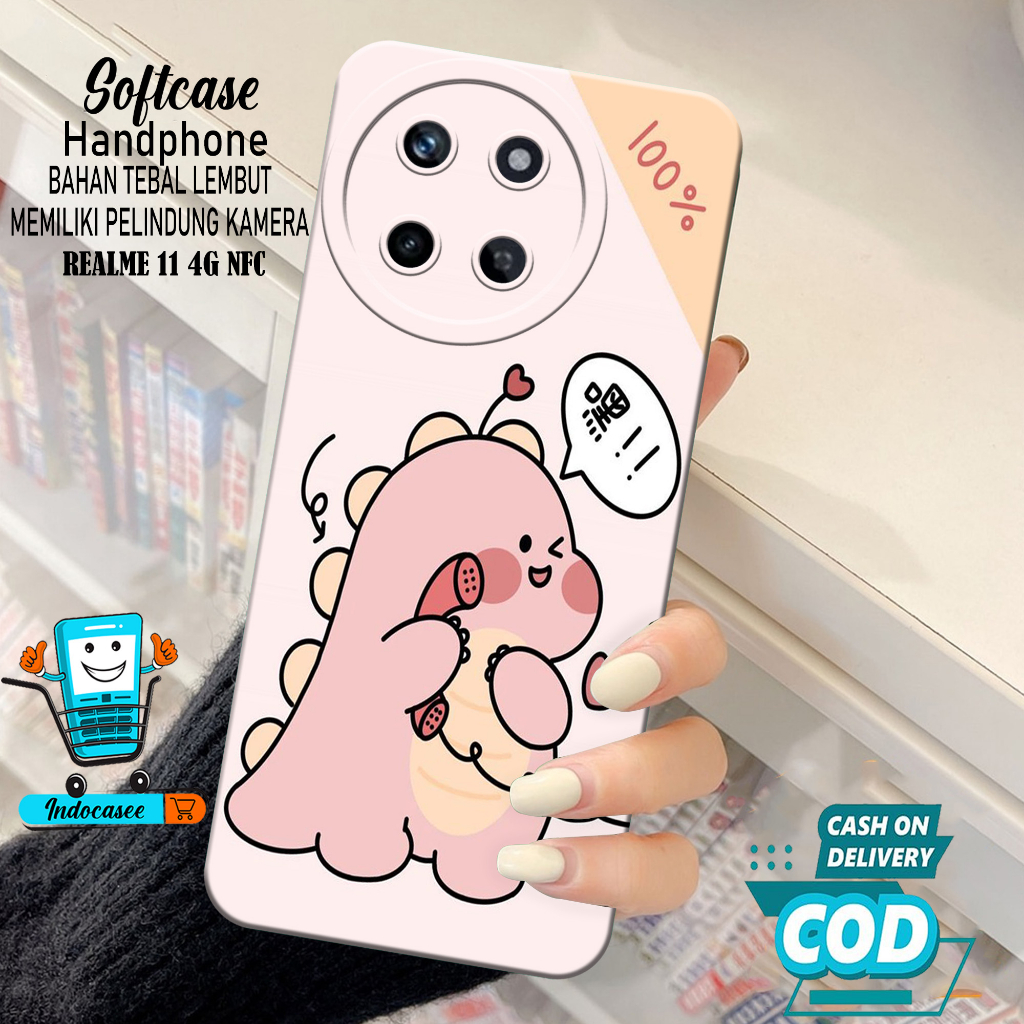 Case Hp REALME 11 4G NFC 2023 - Softcase REALME 11 4G NFC 2023 Terbaru - Casing REALME 11 4G NFC 202