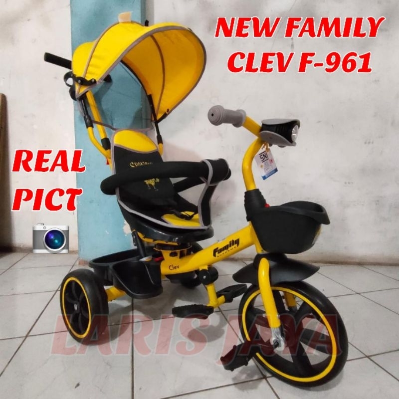 PROMO Sepeda anak roda tiga family clev f 961 sepeda stroller family anak FAMILY SUPREME CLEV F-961