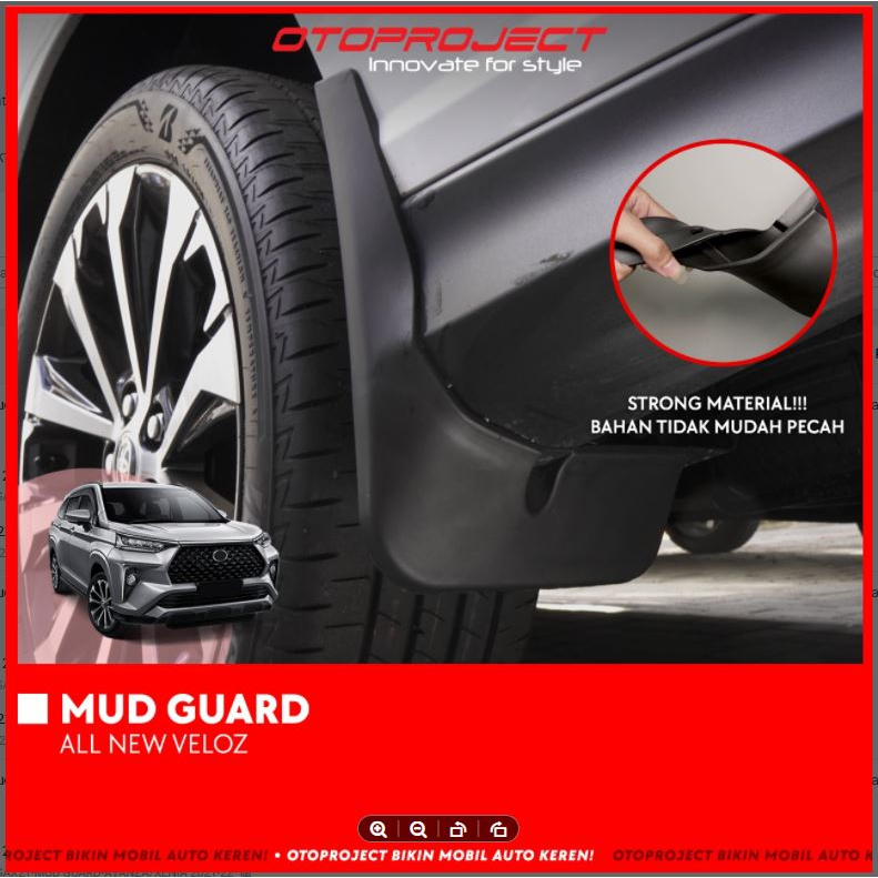 V22MGO- MUD GUARD / KARPET LUMPUR VELOZ 2021 2022 - OTOPROJECT MUD GUARD VELOZ 2022 OTOPROJECT - KAR