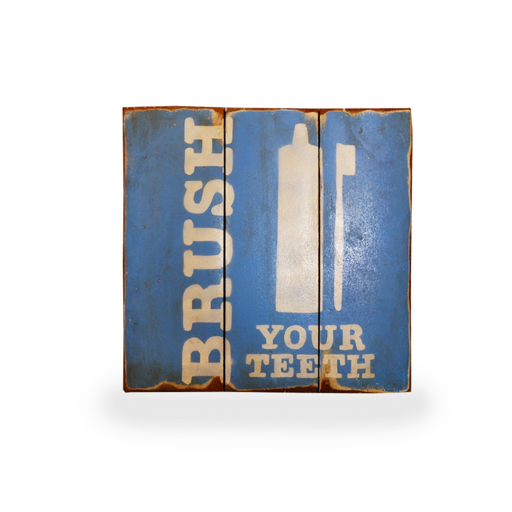 Panel Kayu Lukis Dinding - Wall Decoration Rustic Wood