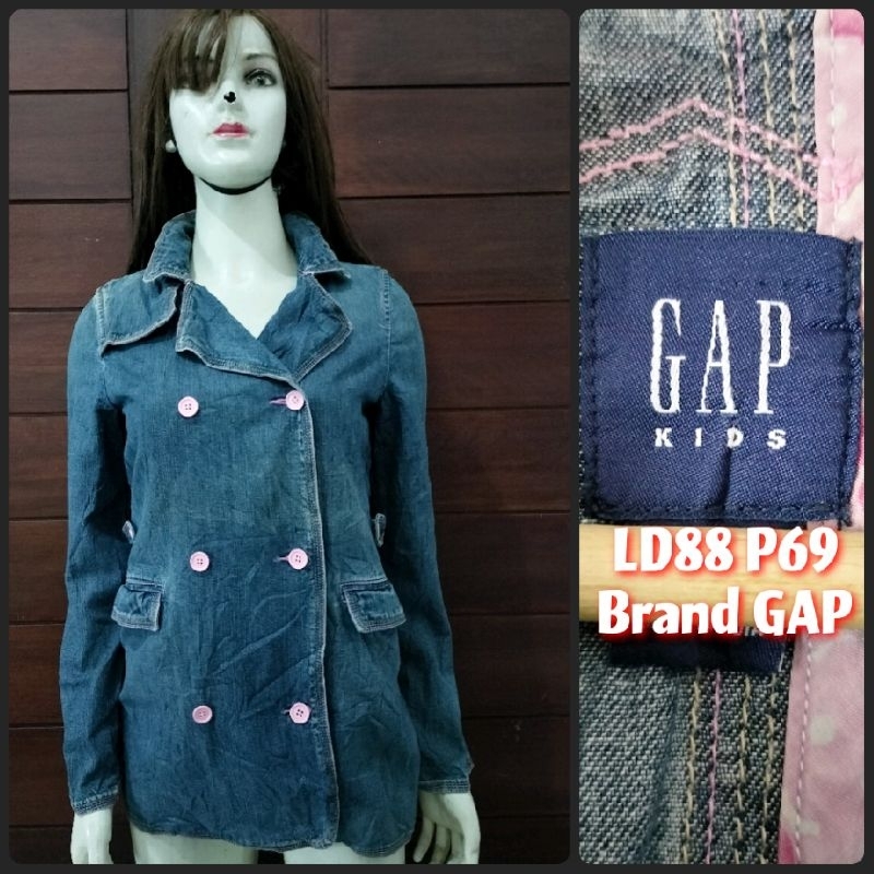 COAT BRAND GAP COAT JEANS