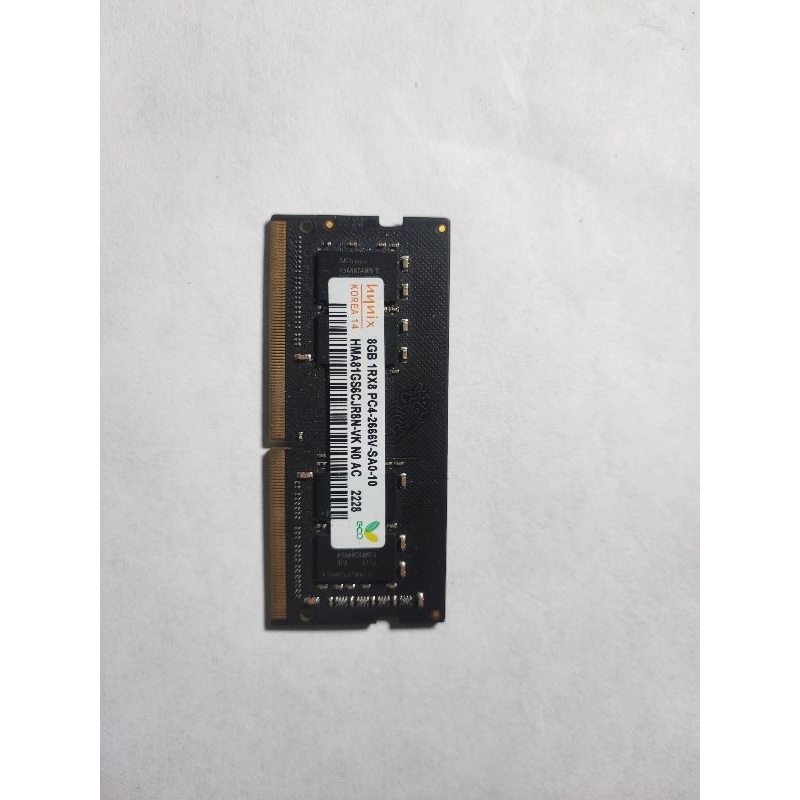 Ram leptop ddr4 8gb hynix 8gb 1Rx8 PC4-2666V-SA0-10