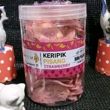 

Keripik pisang strawberry lumer 265gr