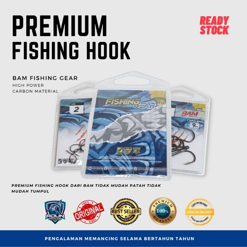 Kail BAM Fishing Gear Hook Premium Adun Mancing