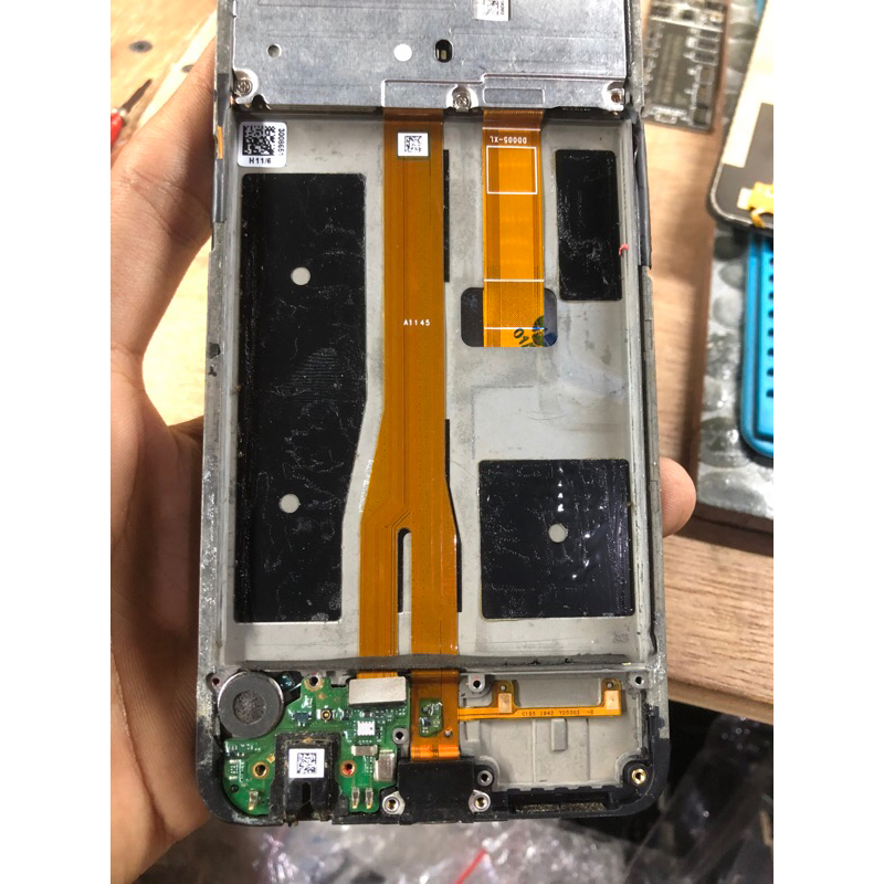 flexibel charger oppo a3s ori copotan