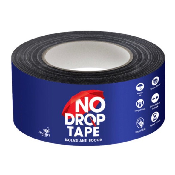 No Drop Tape Lakban Isolasi Anti Bocor Atap Seng Spandek 1 Roll 10 meter Lebar 5 cm