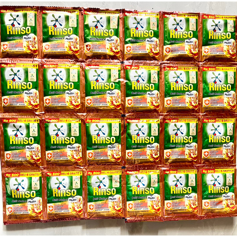 RINSO CAIR 96pcs 16 Rinso Molto Cair 18ml 500