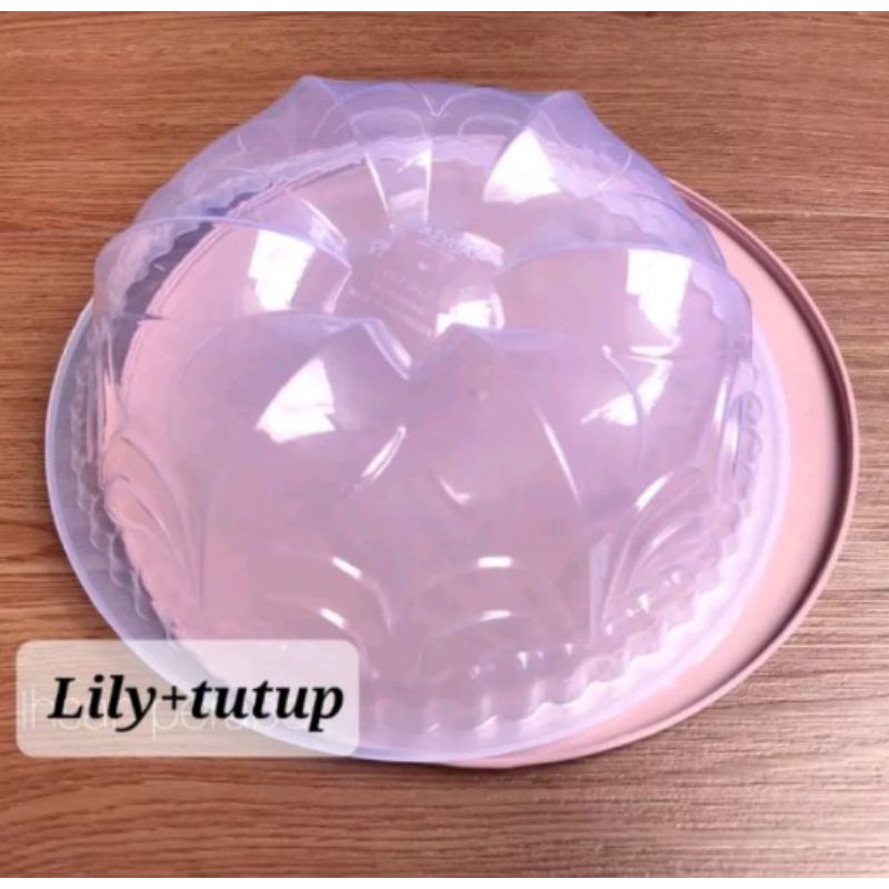 Cetakan agar / Puding Lily plus tutup asvita / Cetakan puding asvita / Cetakan plastik Lily asvita