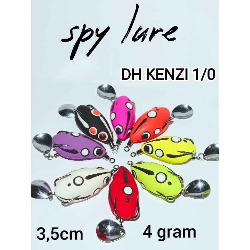 soft frog 3,5 cm/ umpan casting/umpan gabus/umpan toman