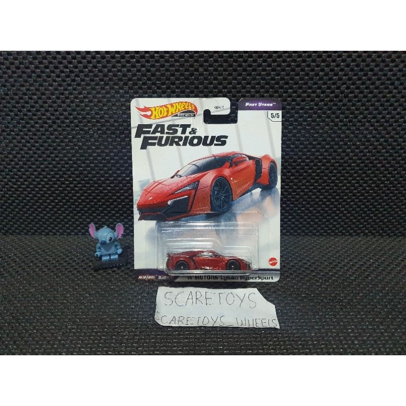 Hot wheels W Motors Lykan Hypersport Fast Furious Fast Stars