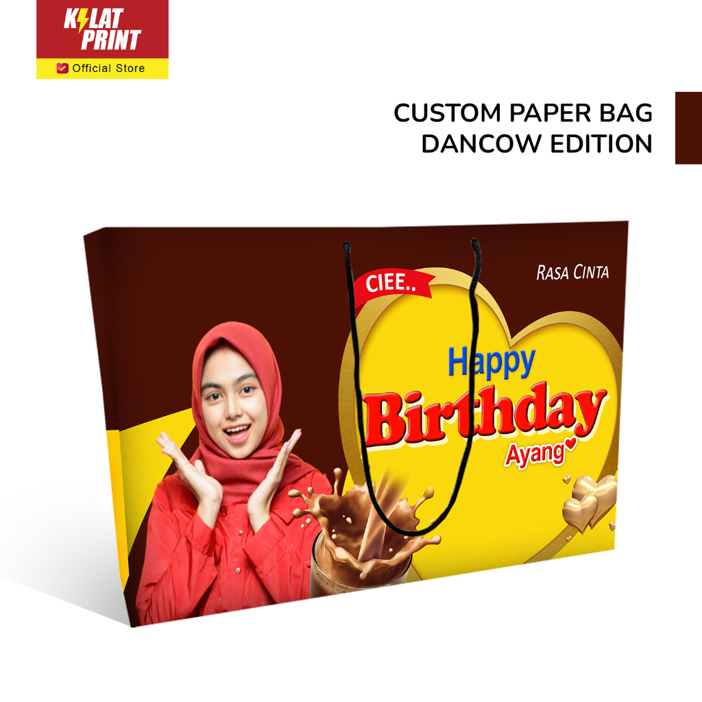 

Paper Bag Kado Custom Ala Dancow Edition