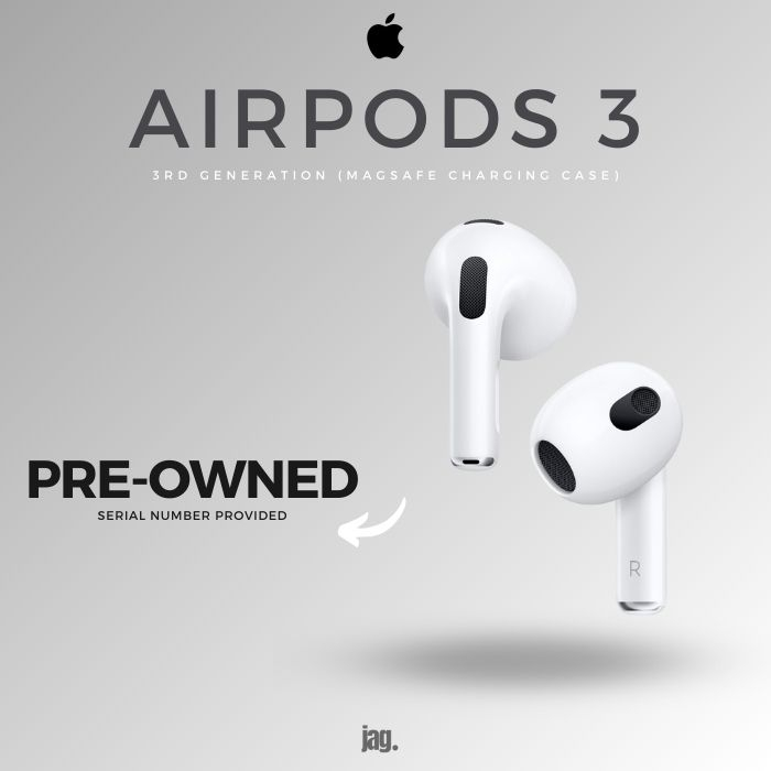 Apple AirPods (3rd generation) with Magsafe Charging Case - Bekas
