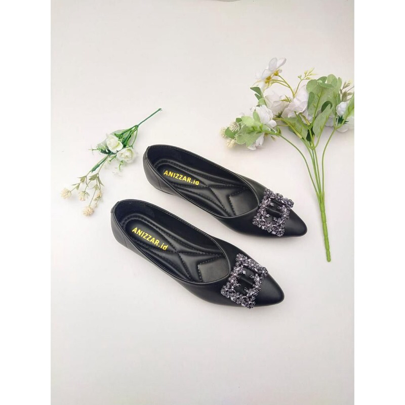 anniz flatshoes sepatu wanita slip on flatshoes